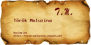 Török Meluzina névjegykártya